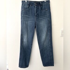 BANANA REPUBLIC - high rise straight leg denim jean